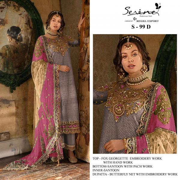 Serine S 99 A To D Exclusive Designer Pakistani Suit Collection